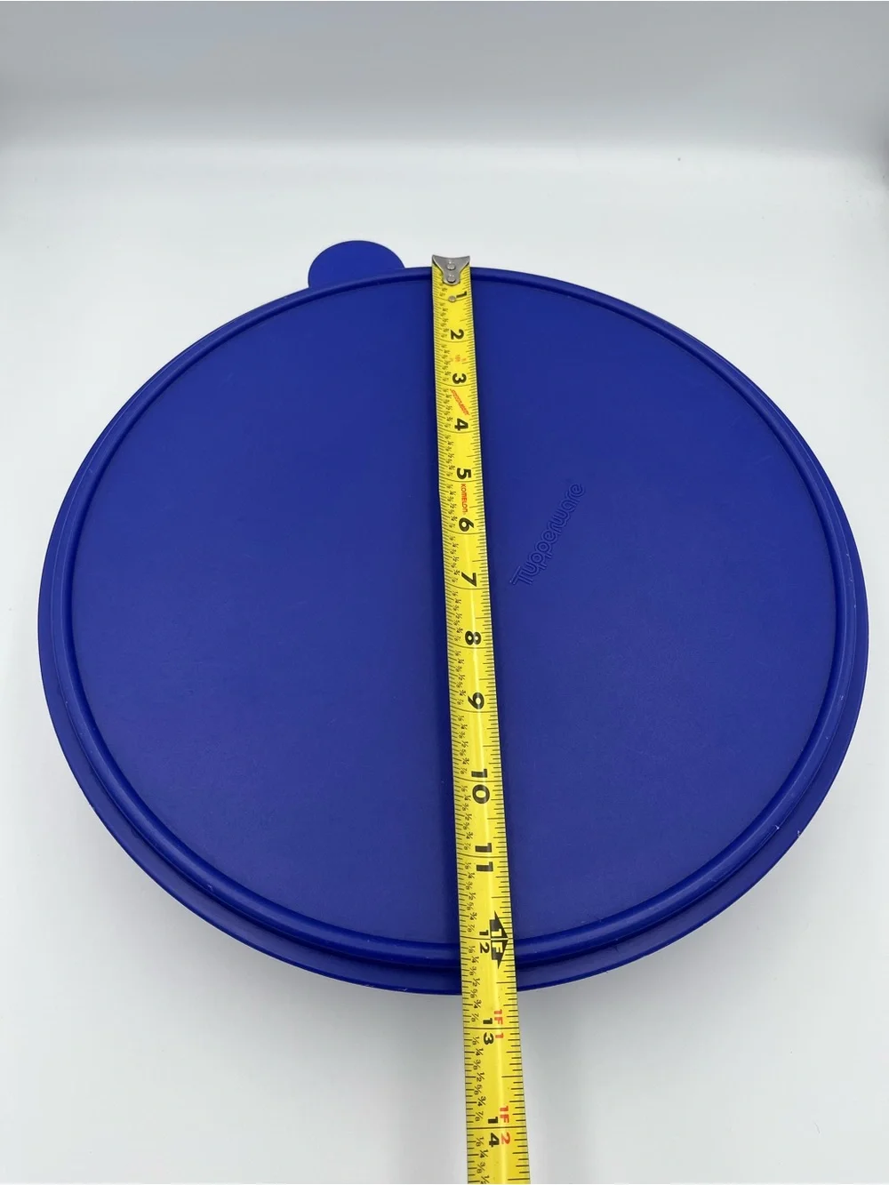 Vintage Tupperware 12” Round Pie Cupcake Cookie Container #242-5 w/Lid